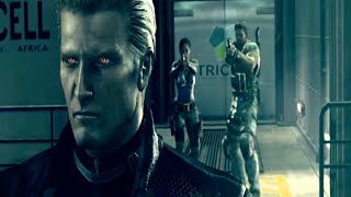 Resident Evil 5  Albert Wesker Boss Fight [upl. by Aniratak]