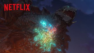 Gamera Arrives  GAMERA Rebirth  Clip  Netflix Anime [upl. by Okun]