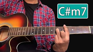 How to Play a C sharp Minor Seven Cm7 Chord on Guitar  Guitar Lessons [upl. by Sileas]