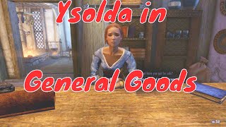 Ysolda running Belethors General Goods Skyrim SE [upl. by Enneiviv420]