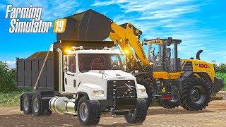 BUYING A NEW HOLLAND WHEEL LOADER  FS19 Construction Company [upl. by Navi]