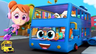 Bus Ke Pahiye Ghume Gol Gol Gol बस के पहिए घूमे गोल गोल Hathi Ki Bus Kids Hindi Cartoon [upl. by Ahsaeyt]