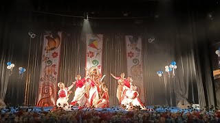 Aigiri Nandini Dance Performance  Best Durga Agamani by raghunathganj high school ❤️ [upl. by Ingold]