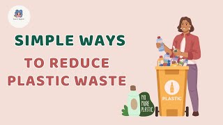 Simple Ways to Reduce Plastic Waste  English Podcast  Learn English [upl. by Seuguh]