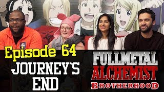 Fullmetal Alchemist Brotherhood  Episode 64 Journeys End  Group Reaction [upl. by Hirasuna]