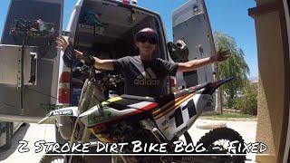 2 Stroke Dirt Bike Bogging out at high SPEEDS  TMac Fixes 2019 Husquavarna TC 85  KTM 85 [upl. by Ecyaj]