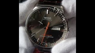 Unboxing Mido Commander II M0214311106101 Chronometer Caliber 80 4K Ultra HD [upl. by Lyrac]