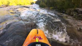 Little Uchee Creek falls kayak [upl. by Androw]