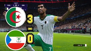 الجزائر 🇩🇿 ضد غينيا الاستوائية 💪 تصفيات كأس إفريقيا المغرب 2025 [upl. by Annahsit]