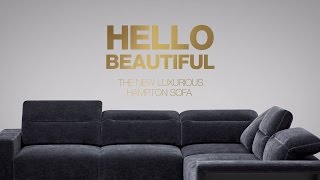 The luxurious modular Hampton sofa by BoConcept [upl. by Katheryn]