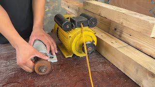 Woodshop Transformation How to Build a Wooden Table Saw for Compact Workshops [upl. by Samuel559]