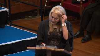 Newcastle University Graduation Address Rebecca Smith  4 December 2013 [upl. by Prescott]