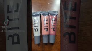 Bite Beauty yaysayer plumping lip gloss set review shorts discontinuedmakeup bitebeauty [upl. by Aserehc]