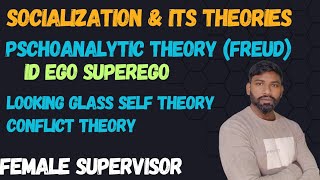 SOCIALIZATION AND ITS THEORIES 2 FOR FEMALE SUPERVISOR JKSSB BY REMO SIR  ID EGO SUPEREGO [upl. by Hirsch901]