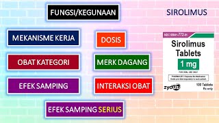 APA ITU OBAT SIROLIMUS [upl. by Notniuqal]