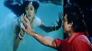 Jagadeka Veerudu Atiloka Sundari Telugu Movie Part 1414  Chiranjeevi Sridevi [upl. by Ahsinwad356]