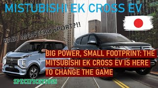 ALLNEW MITSUBISHI EK CROSS EV  COLORS  SPECIFICATIONS BOSS JACOBS [upl. by Kentiggerma]