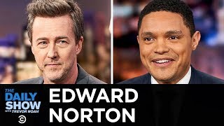 Edward Norton  A Noir Look at New York City in “Motherless Brooklyn”  The Daily Show [upl. by Hardner]