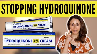 Do you need to STOP HYDROQUINONE 🤔 Dermatologist DrDrayzday [upl. by Bamford]