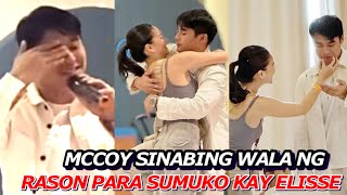 Mclisse MCCOY de leon WALA ng RASON PARA SUMUKO sa pamilya nila ni ELISSE Joson naging EMOSYONAL [upl. by Atinhoj]