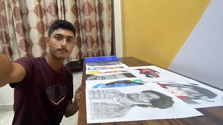 Display book tour 😍 drawing artist art youtube realsticsketch viratkohli hrithikroshan like [upl. by Ecirtac671]