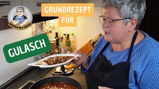 Grundrezept für Gulasch [upl. by Aguayo]