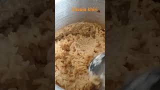 Chaula khiri recipe easy recipe sweet discshortsvideo [upl. by Edualcnaej]