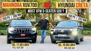 Choosing Your Ride Mahindra XUV700 AX5 or Hyundai Creta [upl. by Colis379]