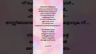 Ninakkente manasinte❤️✨❤️shortsvideo malayalamlyrics moviesong malayalmsongs shorts [upl. by Aciraj]