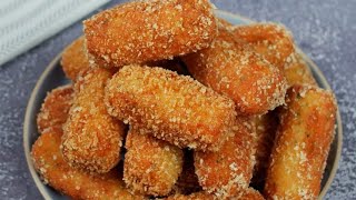 Potato croquettes quick tasty and perfect for a delicious lunch [upl. by Griffy129]