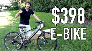 I bought a 398 Walmart electric bike it was a HUGE MISTAKE [upl. by Aisetra781]