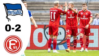 Hertha BSC VS Fortuna Düsseldorf 02 Highlights  Bundesliga 20242025 [upl. by Giorgi]