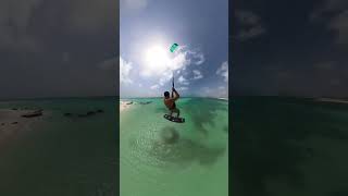 Crazy huge Kitesurfing jump over a car 😱🤯 [upl. by Liesa70]