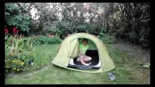 How to fold the QUECHUA 2 SECONDS EASY 3 tent from decathlon [upl. by Prosperus960]