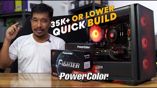 AMD RX 7600 Php 35K Gaming PC Build amp Timelapse ft Powercolor RX 7600 Video Card Overview 2023 [upl. by Charron120]