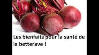 Quels sont les bienfaits de la betterave rouge [upl. by Calore]