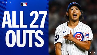 ALL 27 OUTS of Cubs NOHITTER Shota Imanaga Nate Pearson and Porter Hodge  今永昇太 [upl. by Naesar]