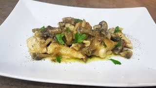 STRACCETTI DI POLLO AI FUNGHI CHAMPIGNON  FoodVlogger  FoodVlogger [upl. by Nerred]