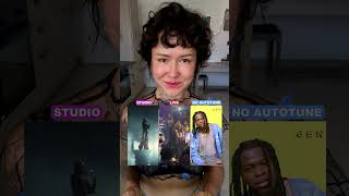 Jordan Adetunji  KEHLANI REMIX ft Kehlani Studio Vs Live Vs No Autotune trend kehlani music [upl. by Ycul]