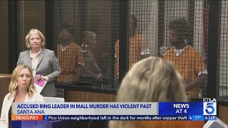 Accused ringleader in OC mall homicide has history of violence [upl. by Loseff233]