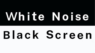 Ultimate White Noise Black Screen  10 Hours Sleep Study Focus  White Noise for Sleeping [upl. by Lynnea]