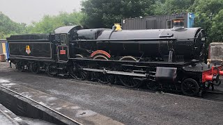 Great Western Railway Hall 4900 Class No 4953 quotPitchford Hallquot  Epping Ongar Railway Gala [upl. by Ditmore543]