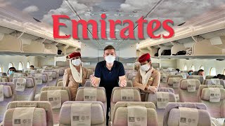 Emirates A380 INCREDIBLE Economy Class  Full Flight Review [upl. by Anippesuig]