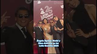 Nodal Angela Aguilar Marc Anthony y Nadia Ferreira Latin Grammy angelaaguilar nodal marcanthony [upl. by Hgielsa]