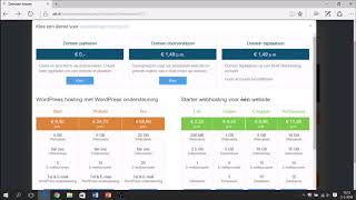 Blog maken Les 1  Het registreren van je Domeinnaam en Hosting WordPress installeren [upl. by Ynahpets343]