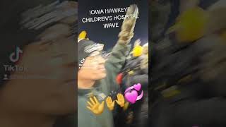 childrenshospital wave iowa collegefootball rivalrygame iowahawkeyes iowacity thechaz fyp [upl. by Auberon]