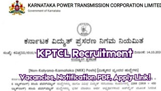 kptcl recruitment 2024kptcl recruitment 2024 kannadakptcl lineman recruitment 2024keb recruitment [upl. by Nonnac]