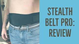 Stealth Belt Pro Review Ostomy Support Garment [upl. by Enirroc]