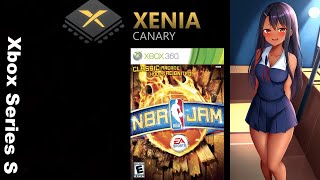 NBA Jam on Xbox Series XS Xenia Canary V115 [upl. by Ennagroeg373]