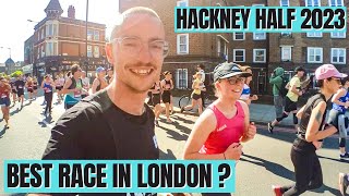 HACKNEY HALF MARATHON RACE VLOG 2023 NEW PB [upl. by Attah]